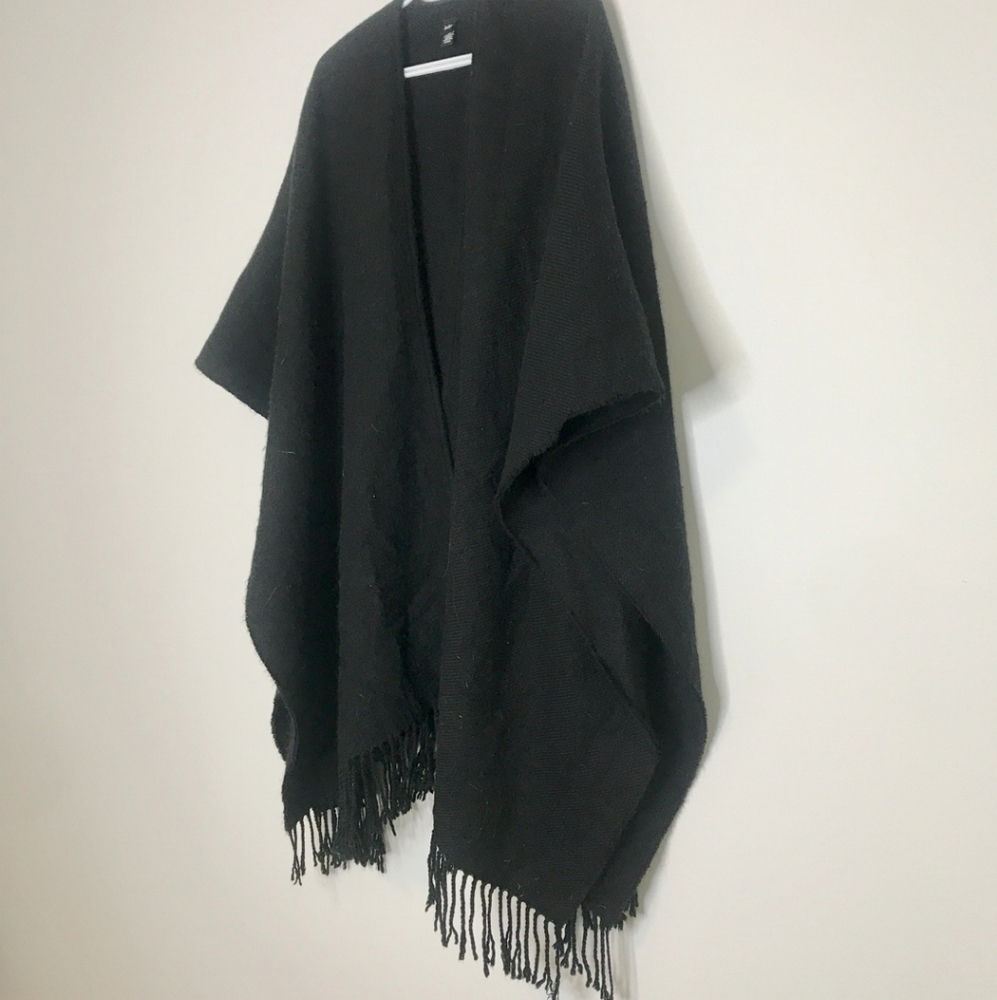 Indigo poncho